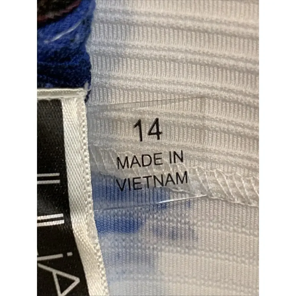 Julian Taylor New York Womens 14 Floral Shift Dress Ivory Pink Short Sleeve - Picture 8 of 10